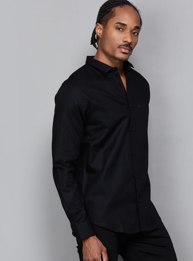 UNITED COLORS OF BENETTON Patterned Regular Fit Shirt