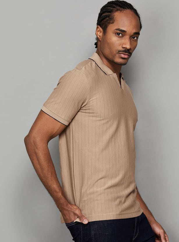 ARROW SPORT Striped Polo T-shirt