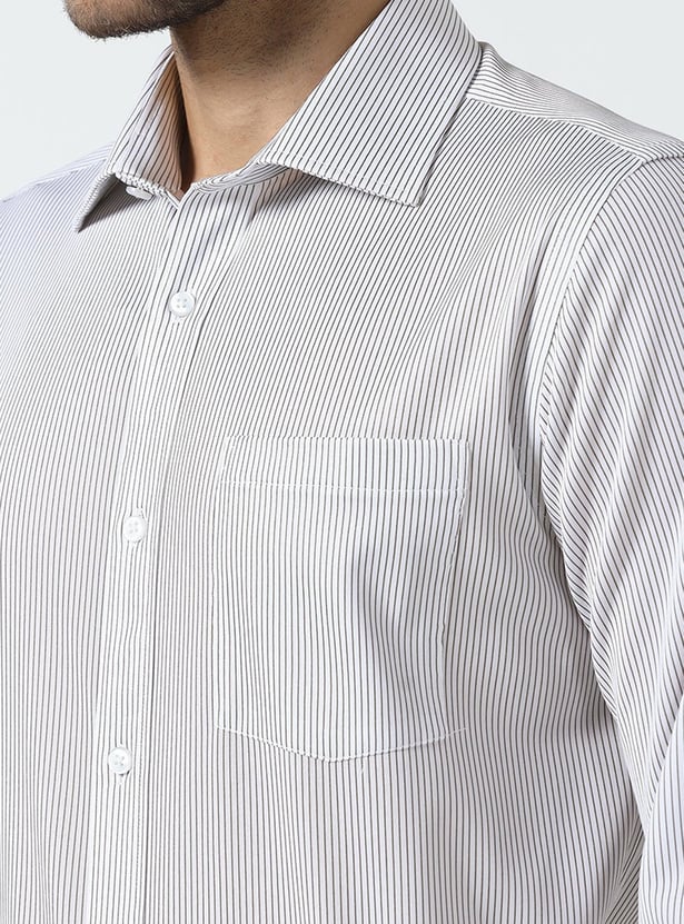 BLACKBERRYS Striped Slim Fit Formal Shirt