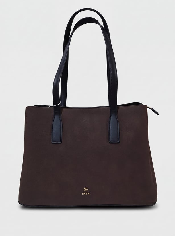 IRTH Solid Shoulder Bag