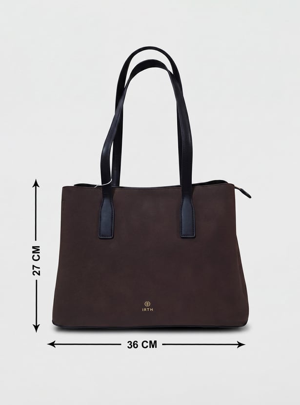 IRTH Solid Shoulder Bag