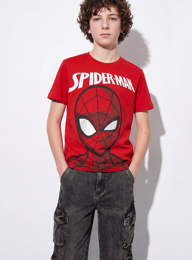 FAME FOREVER Boys Spider-Man T-shirt