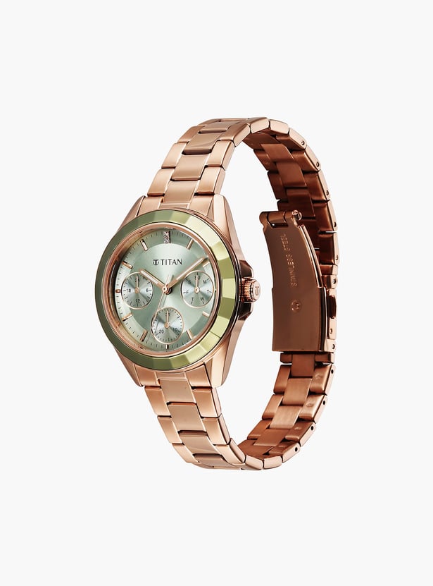 TITAN Glamour Multifunction Watch - NU95315KM03