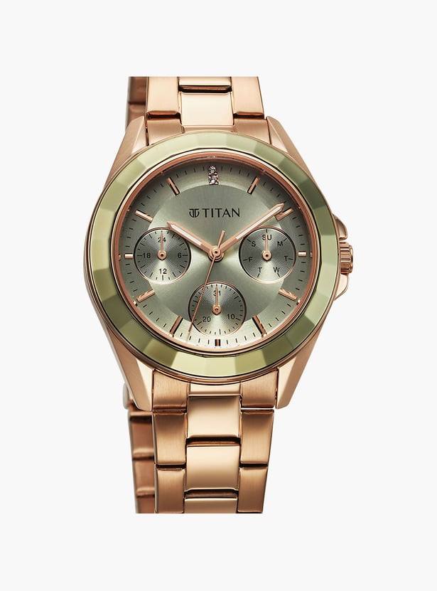 TITAN Glamour Multifunction Watch - NU95315KM03