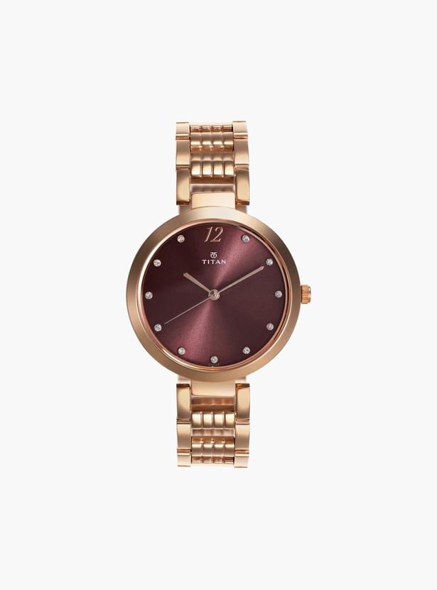 TITAN Sparkle Embellished Analog Watch - NU2480WM02