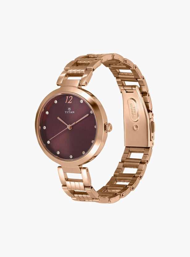 TITAN Sparkle Embellished Analog Watch - NU2480WM02