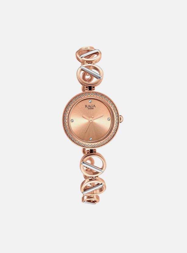 TITAN Raga - Viva Iv Phase Ii Metal Analog Watch - NU2643KM01