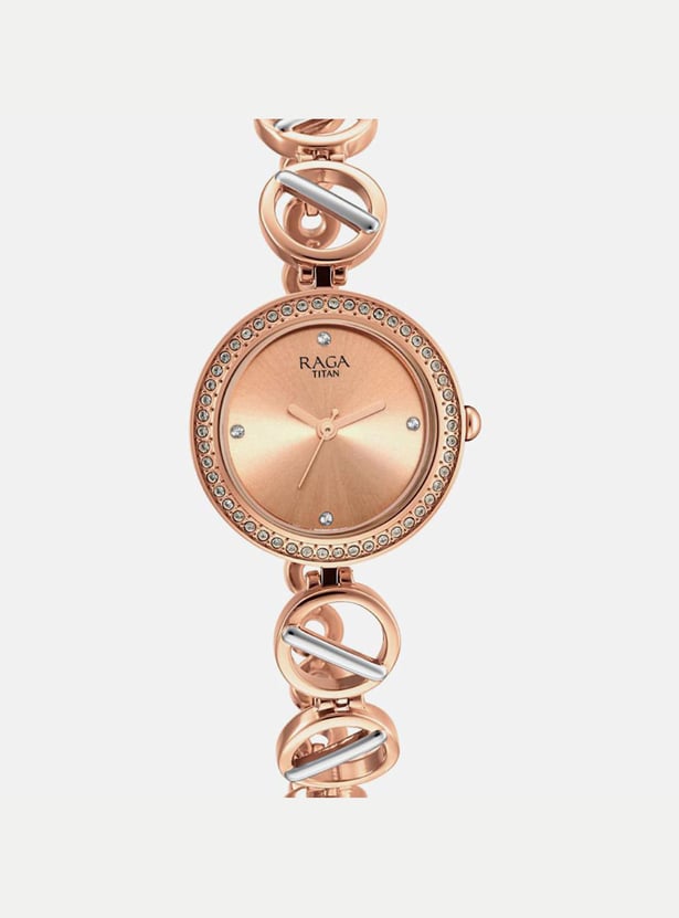 TITAN Raga - Viva Iv Phase Ii Metal Analog Watch - NU2643KM01