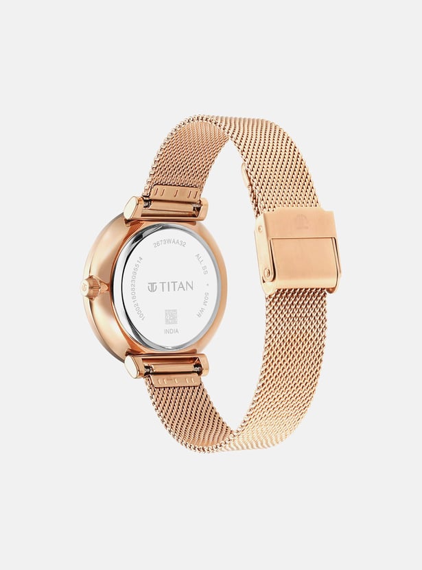 TITAN Purple Stackables Analog Watch with Bracelet - NU2673WM04F