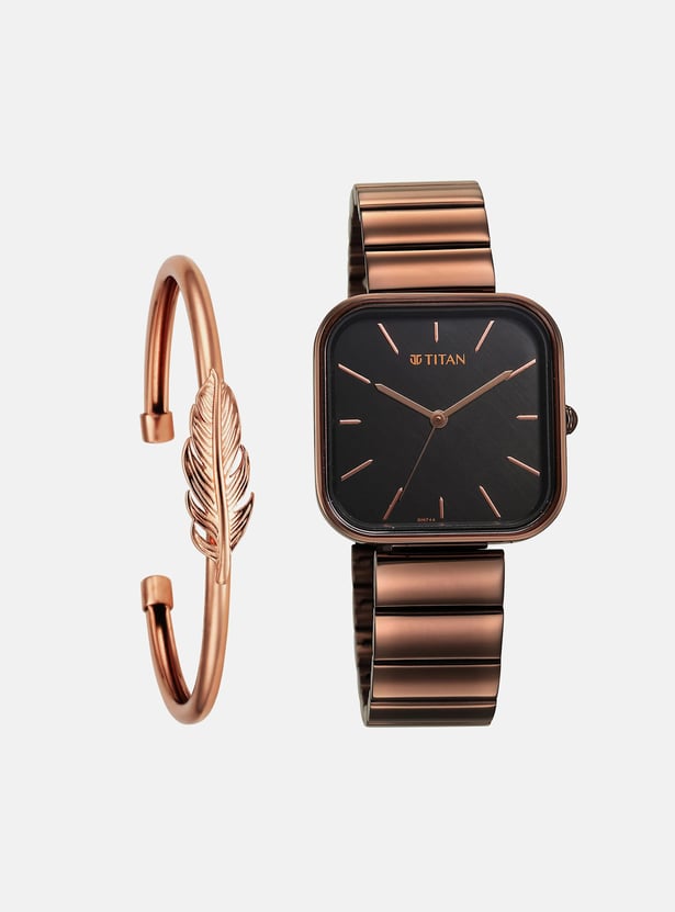 TITAN Stackables Analog Watch with Bracelet-NU2715QM01F