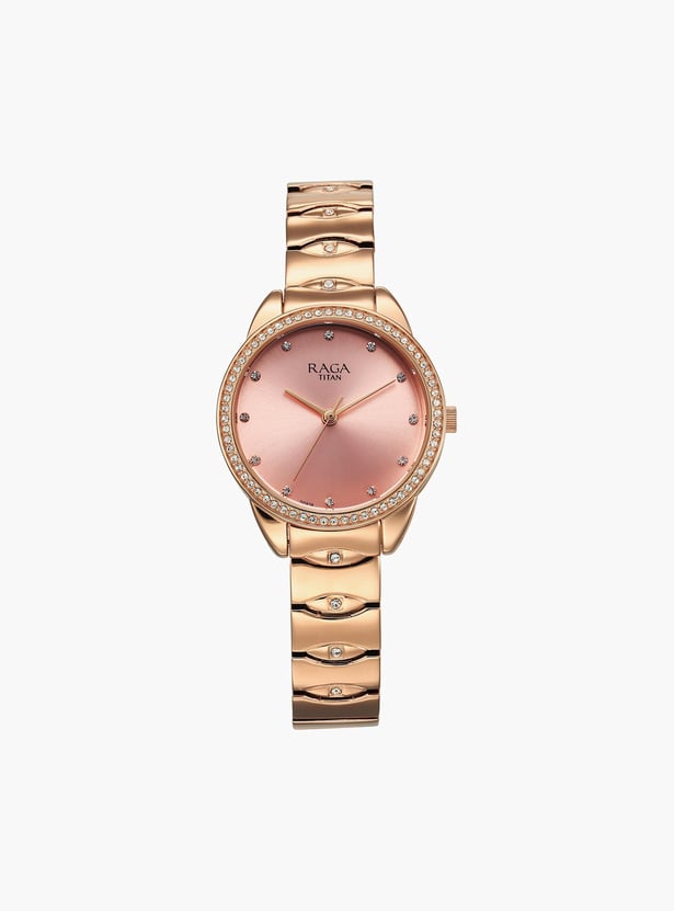 TITAN Raga Showstopper Embellished Analog Watch - NU95281WM01