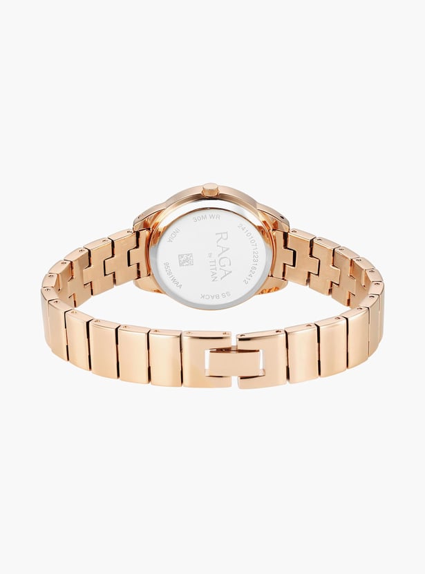 TITAN Raga Showstopper Embellished Analog Watch - NU95281WM01