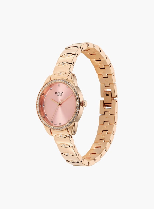 TITAN Raga Showstopper Embellished Analog Watch - NU95281WM01