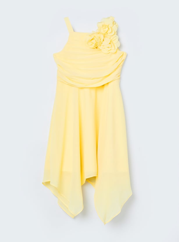 FAME FOREVER Girls Floral Applique Dress
