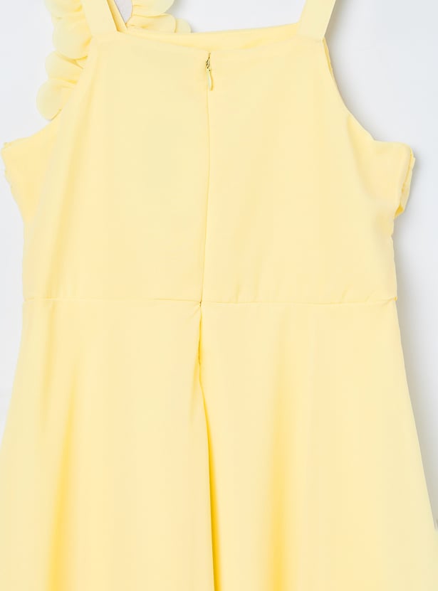 FAME FOREVER Girls Floral Applique Dress