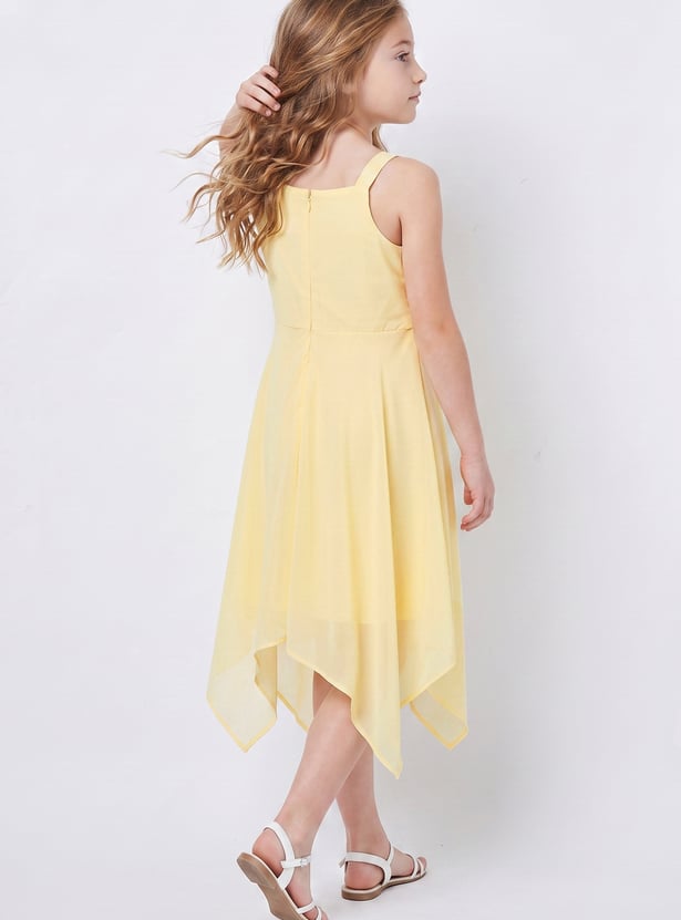 FAME FOREVER Girls Floral Applique Dress