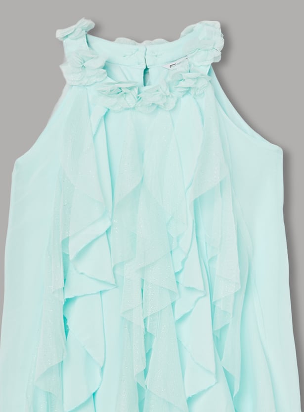 FAME FOREVER Girls Ruffles A-Line Dress