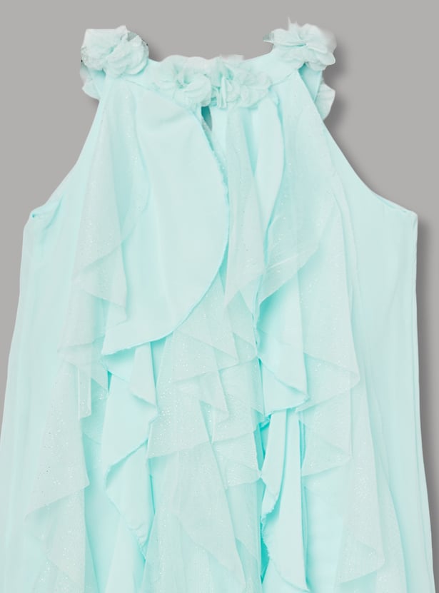 FAME FOREVER Girls Ruffles A-Line Dress