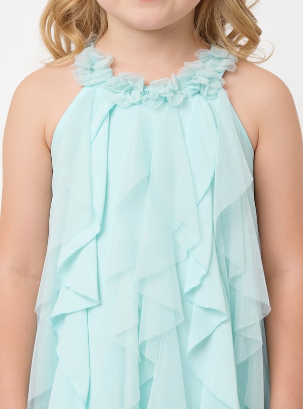 FAME FOREVER Girls Ruffles A-Line Dress