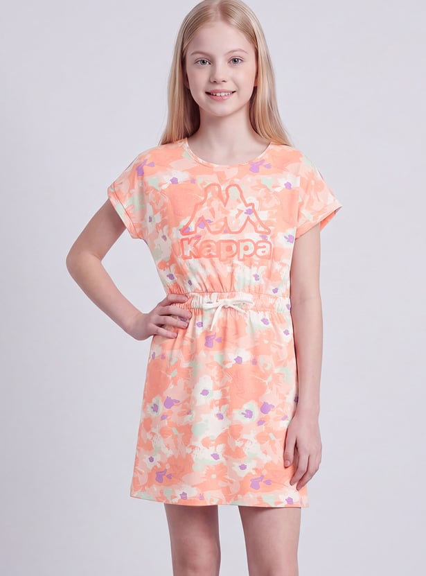 KAPPA Girls Printed Athleisure Dress