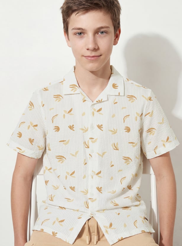 FAME FOREVER Boys Printed Shirt