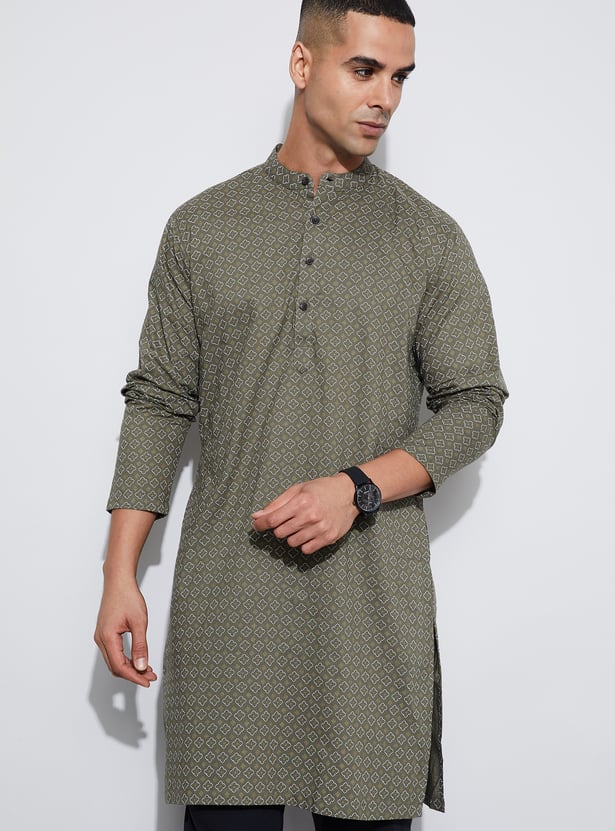 MELANGE Printed Straight Kurta