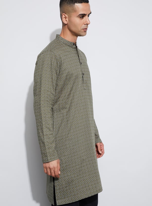 MELANGE Printed Straight Kurta