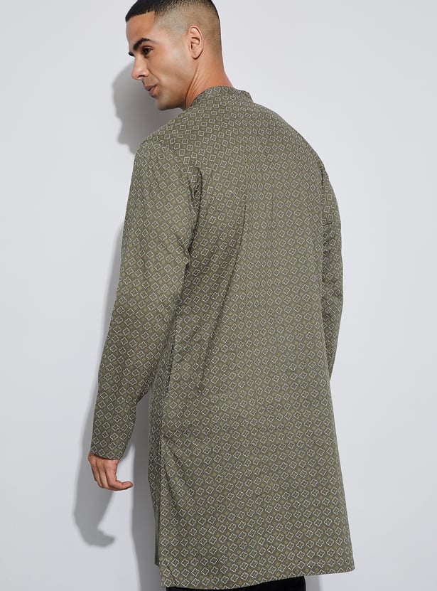MELANGE Printed Straight Kurta