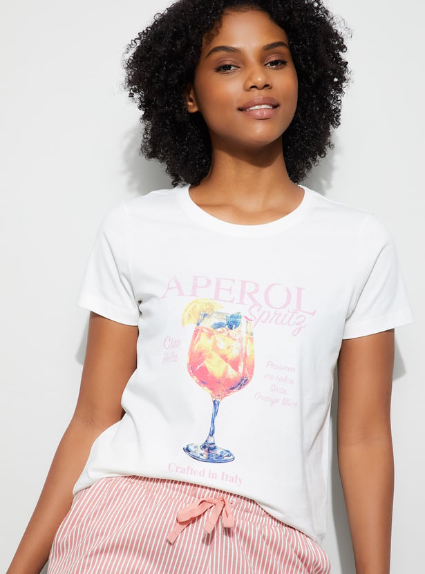 GINGER Printed Lounge T-shirt