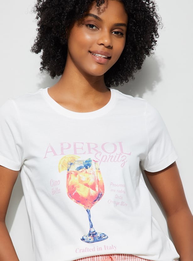GINGER Printed Lounge T-shirt