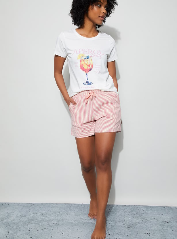 GINGER Printed Lounge T-shirt