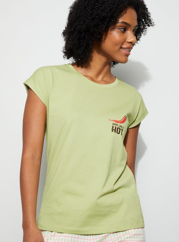 GINGER Printed Lounge T-shirt