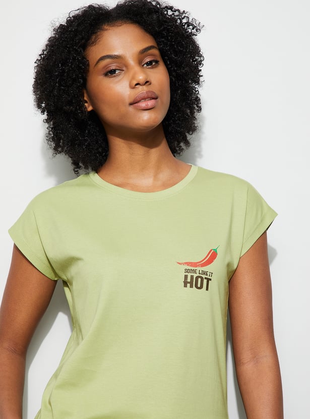 GINGER Printed Lounge T-shirt