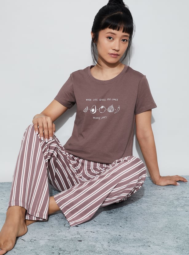 GINGER Printed Lounge T-shirt