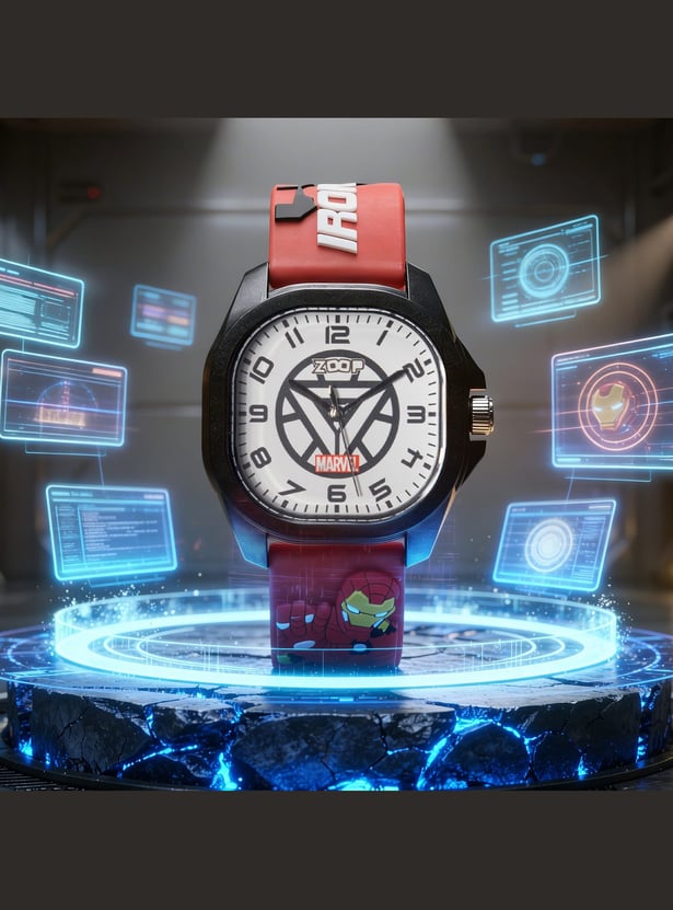 ZOOP Boys Iron Man Analog Watch - 16045PP03W