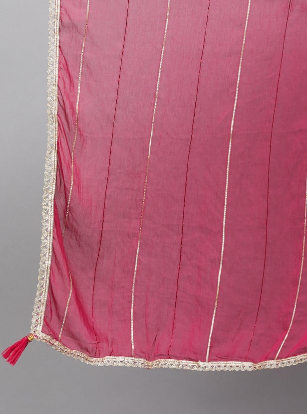 SPAN Striped Dupatta