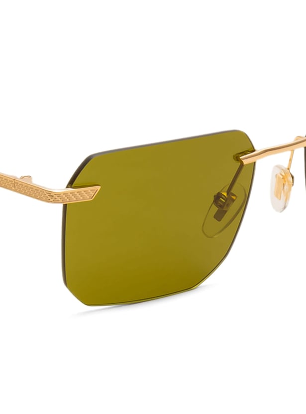 POLICE UV Protected Geometric Sunglasses - SPLV82K55300SG