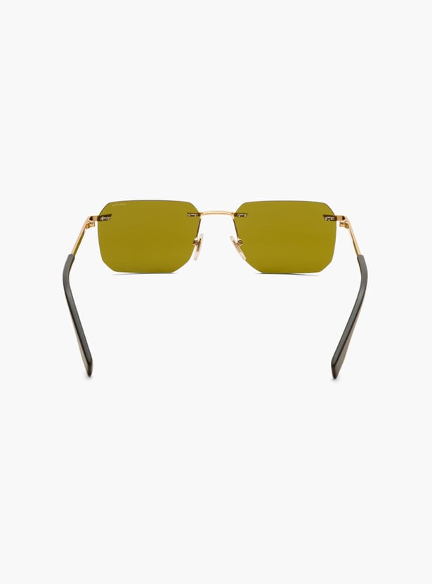 POLICE UV Protected Geometric Sunglasses - SPLV82K55300SG