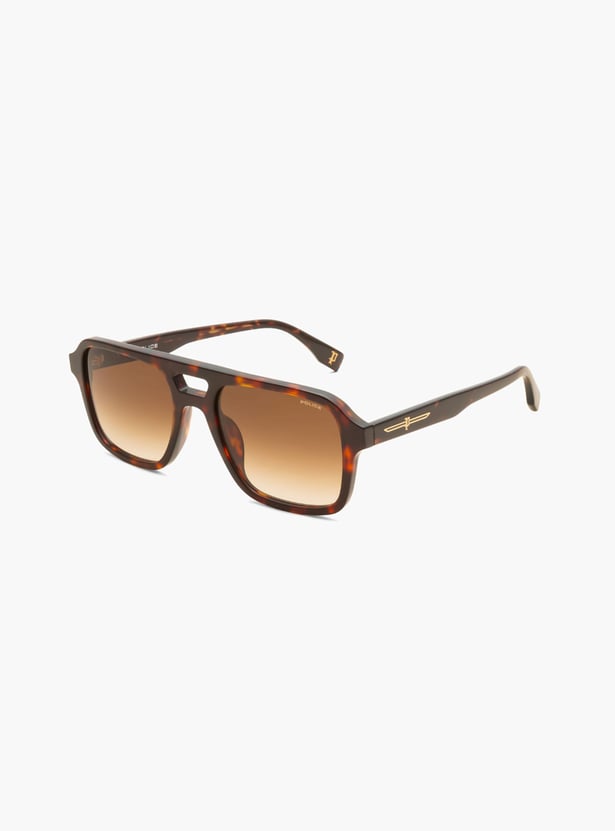 POLICE UV Protected Square Sunglasses - SPLW03K54745SG