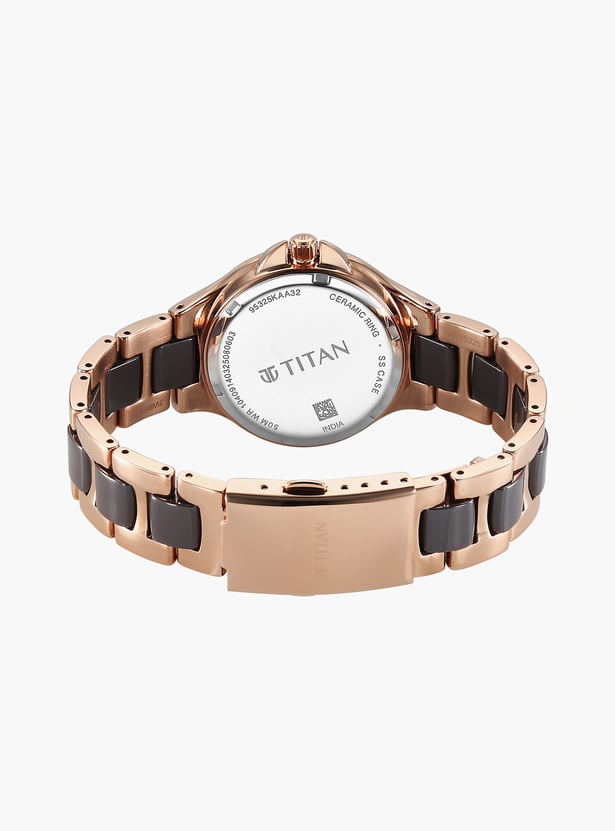 TITAN Glamour Embellished Multifunction Watch - NU95325KD02