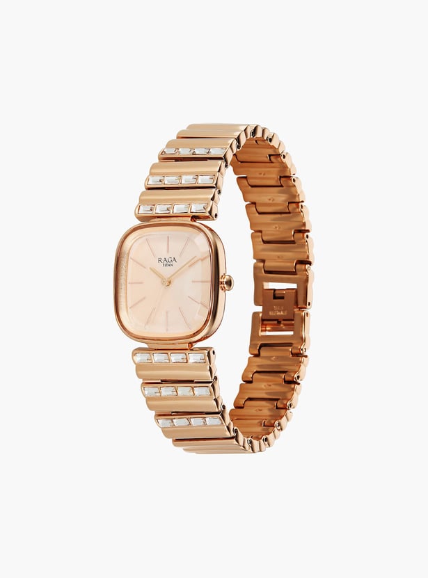 TITAN Raga Glimmers Watch with Ring - NU95339WM01F