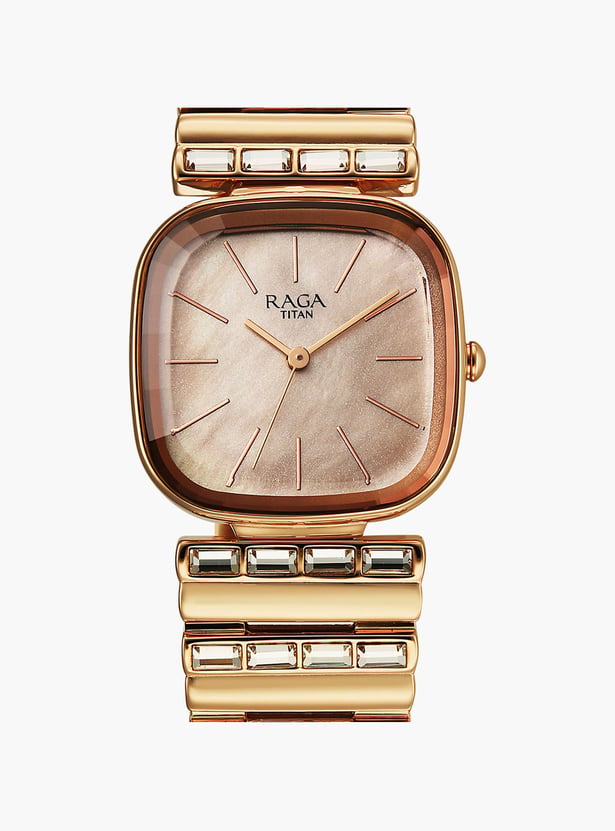 TITAN Raga Glimmers Watch with Ring - NU95339WM01F