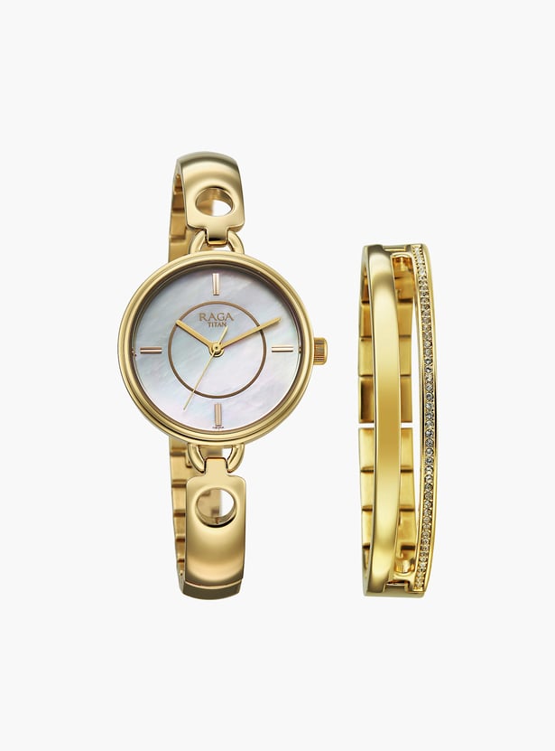 TITAN Raga Contempore Analog Watch with Bracelet - NU2774YM01F