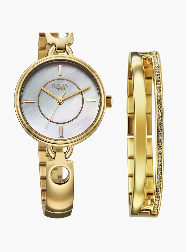 TITAN Raga Contempore Analog Watch with Bracelet - NU2774YM01F