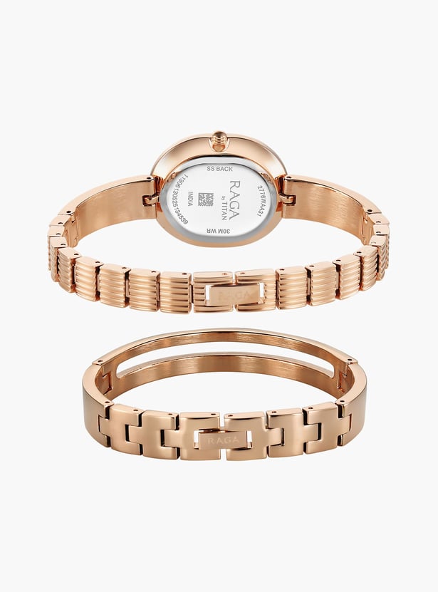 TITAN Raga Contempore Analog Watch with Bracelet - NU2776WM01F