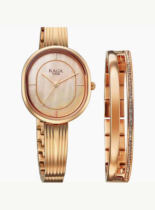 TITAN Raga Contempore Analog Watch with Bracelet - NU2776WM01F
