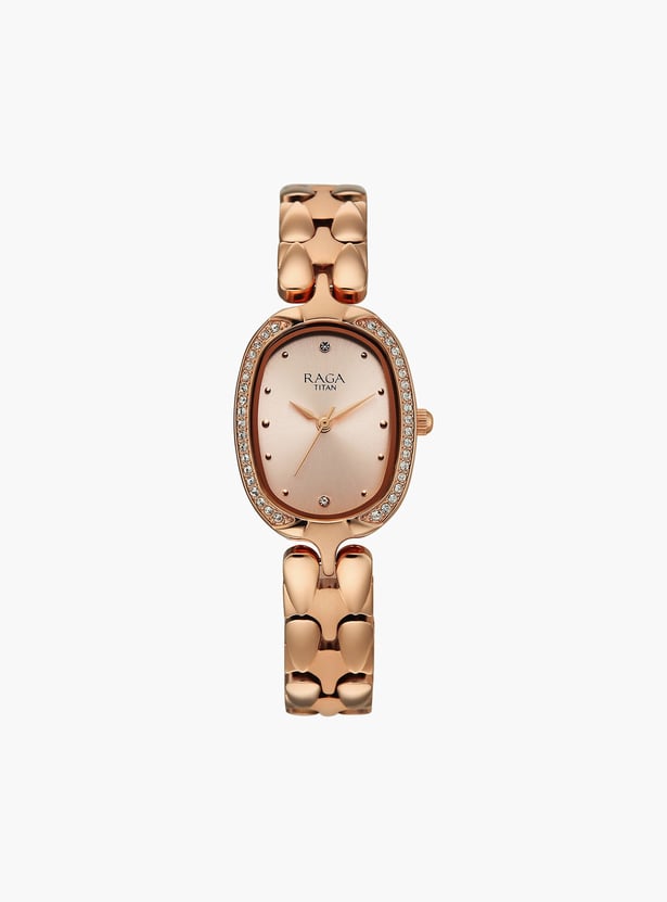 TITAN Raga Showstopper Embellished Analog Watch - NU95347WM01