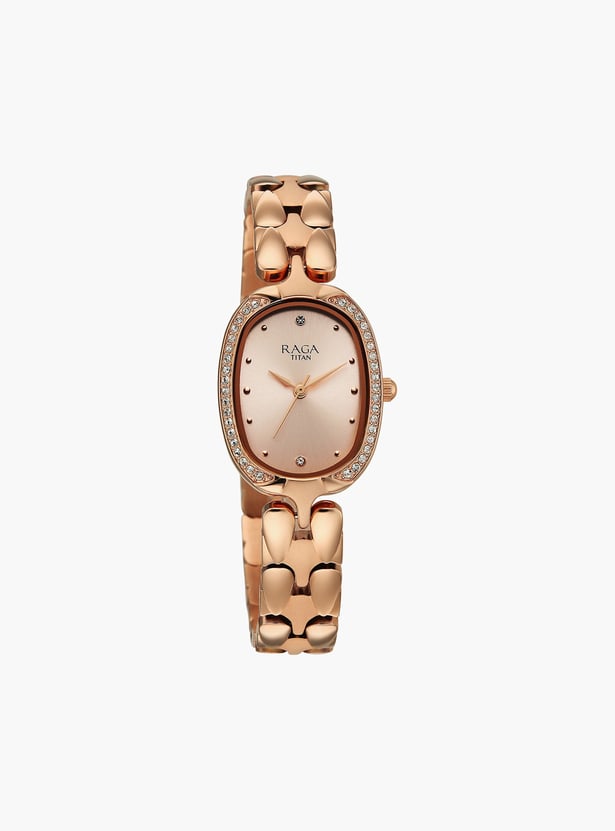 TITAN Raga Showstopper Embellished Analog Watch - NU95347WM01