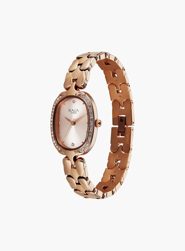 TITAN Raga Showstopper Embellished Analog Watch - NU95347WM01