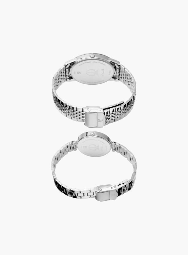 TITAN Bandhan Analog Couple Watch Set - NU17732603SM01